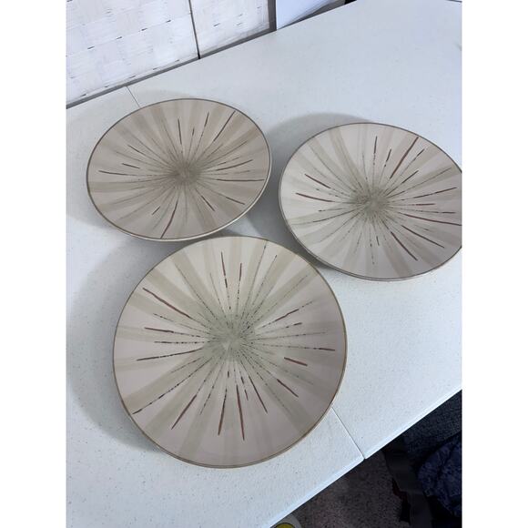 "PIER ONE" Set of 3 dinner plates STONE WEAR "SANCTUARY" SCRATCHES!! - Picture 5 of 8